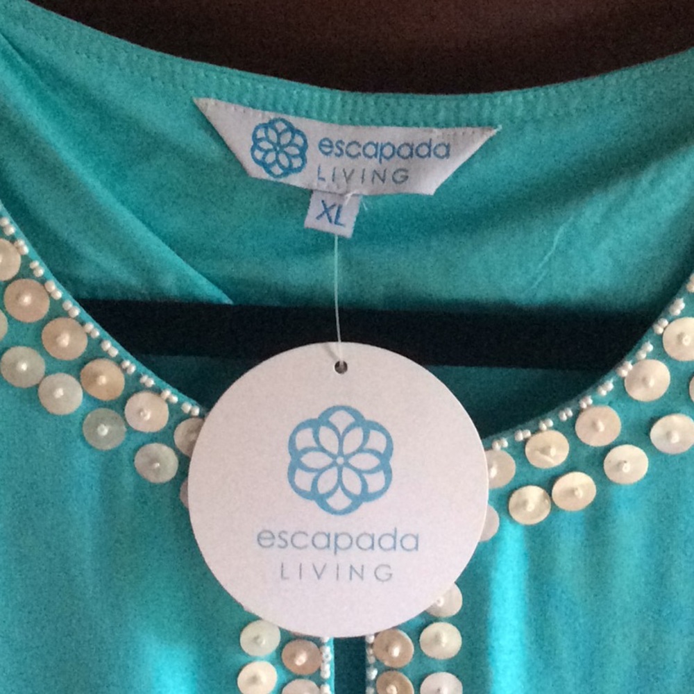 Escapada Gorgeous Aqua tunic in ECU
